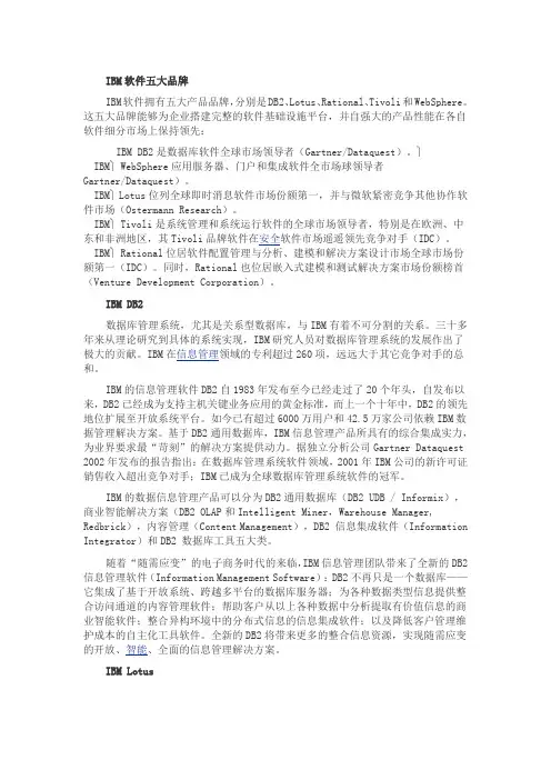 软件5大品牌
