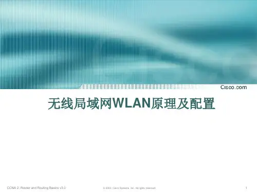 无线局域网(WLAN)原理及配置