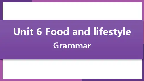 牛津译林版英语七年级上册Unit6 Grammar课件