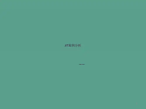 运营管理~ JIT案例分析 海尔物流ppt课件