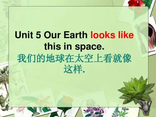 unit5_Our_Earth_looks_like_this_from_space