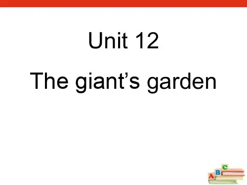 《The giant's garden》PPT-上海教育版五年级英语下册