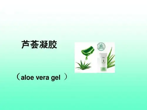 芦荟凝胶