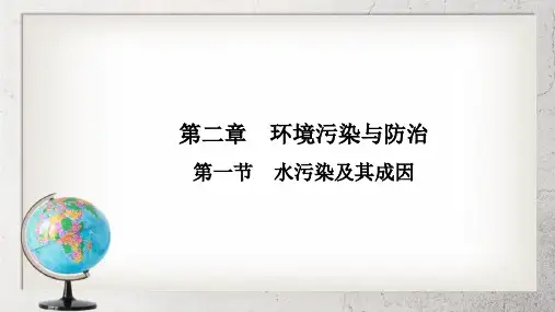 人教版高中地理选修6第二章第一节《水污染及其成因》ppt课件