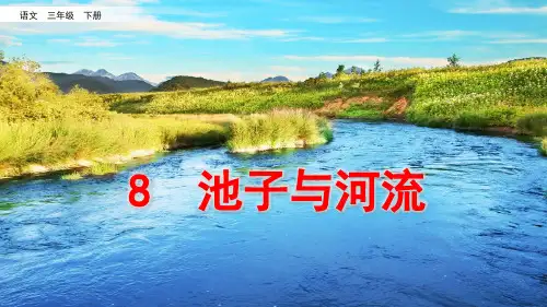 部编版三年级语文下册第8课《池子与河流》优质教学课件