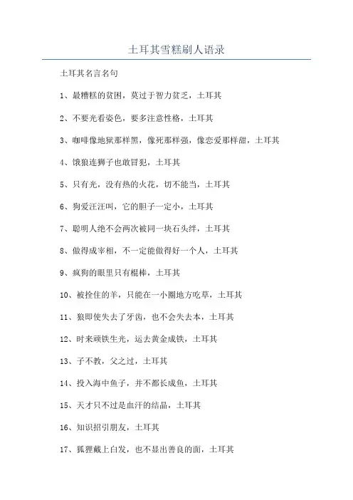土耳其雪糕刷人语录