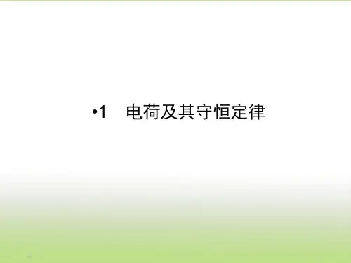 人教版高中物理选修3-1 电荷及其守恒定律 课件(19张)