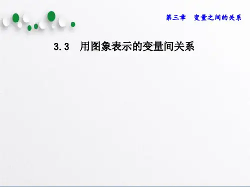 北师大版七年级数学下册 3.3.  用图象表示的变量间关系  (共24张PPT)