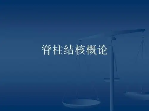 脊柱结核概论ppt课件