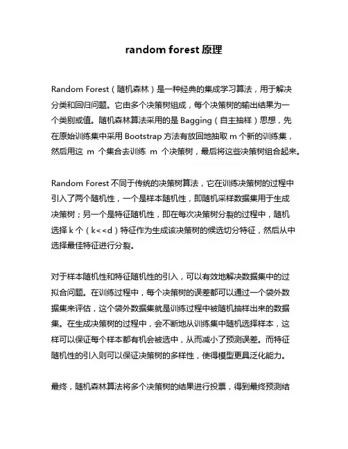 random forest原理