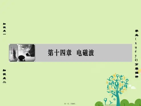 高中物理第14章电磁波1、2电磁波的发现、电磁振荡课件新人教版选修34