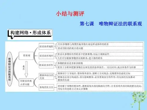 高中政治 第三单元 思想方法与创新意识 第七课 唯物辩