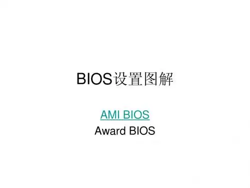 BIOS设置图解