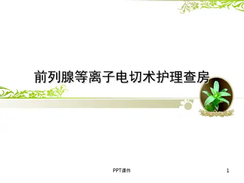 前列腺等离子电切术护理查房  ppt课件