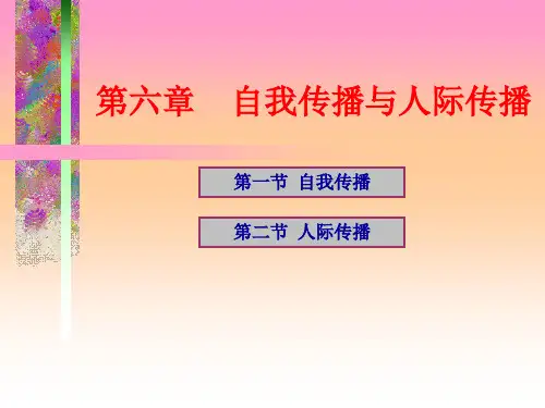 6.自我传播与人际传播