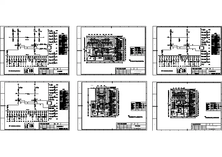 110kV变电站初步设计典型方案施工图纸