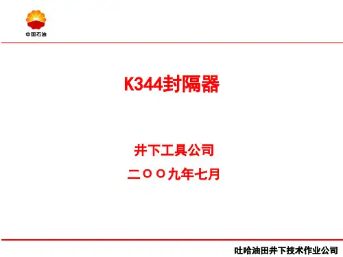 K344封隔器