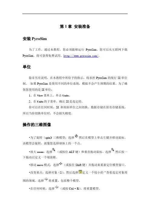 PyroSiM实例教程
