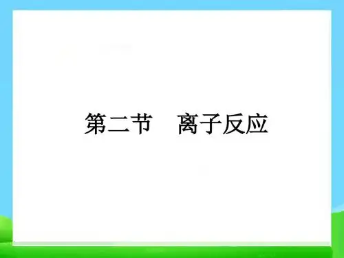 高考化学一轮复习离子反应