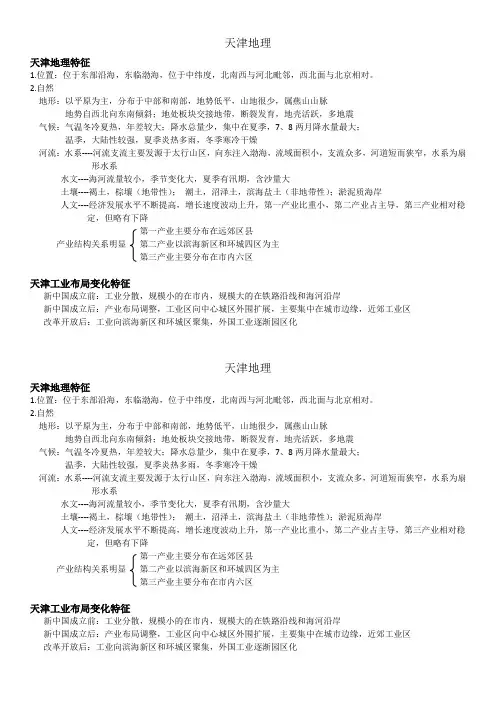 天津地理