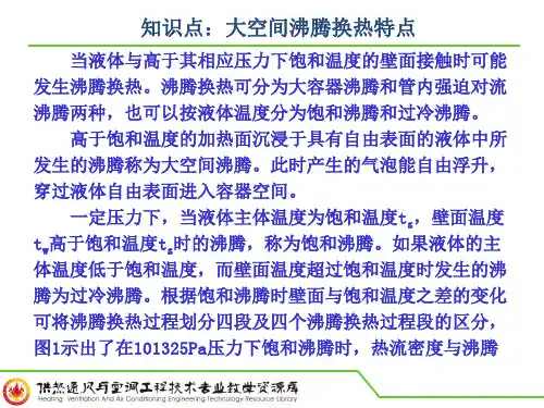 知识点：大空间沸腾换热特点PPT.