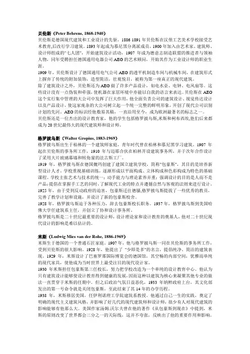 考研设计史论-所有-人物 名词解释