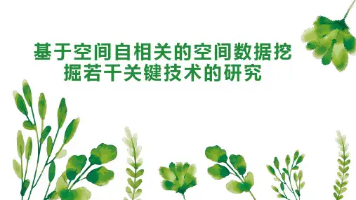 基于空间自相关的空间数据挖掘若干关键技术的研究