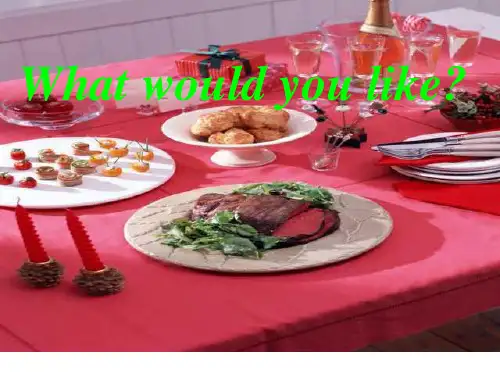 人教(PEP)五年级上册英语Unit3 What would you like？ (共16张PPT)