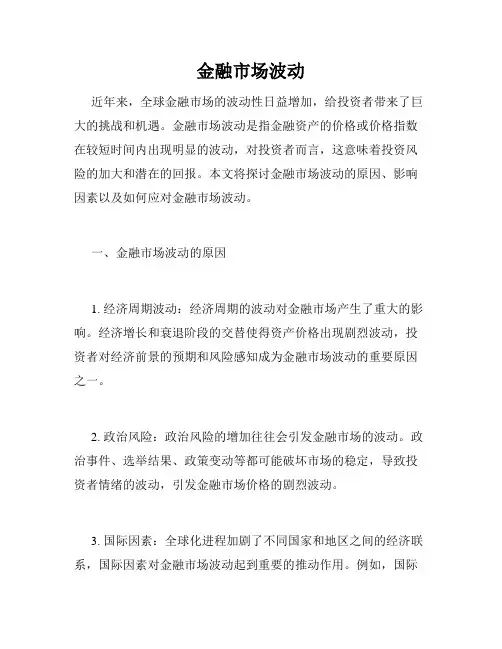 金融市场波动