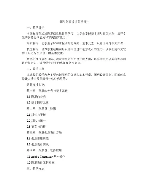 图形创意设计课程设计
