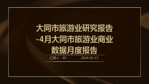 大同市旅游业研究报告-4月大同市旅游业商业数据月度报告