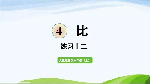 数学新人教六(上) 4  比练习十二