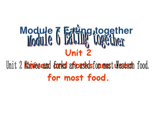 外研版九年级英语下册课件： Module6 Unit 2课件