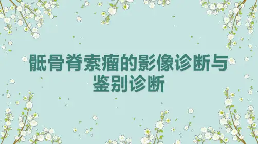 骶骨脊索瘤的影像诊断与鉴别诊断