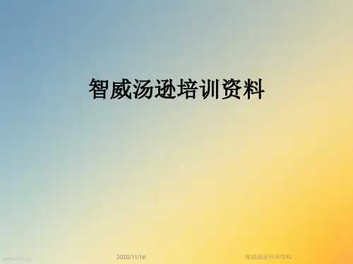 智威汤逊培训资料
