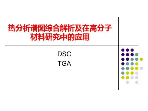 热分析谱图综合解析(精品课件)