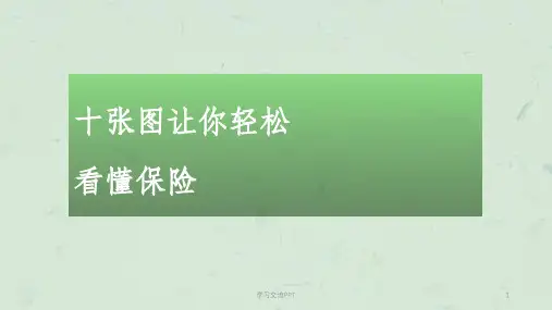 十张图看懂保险课件