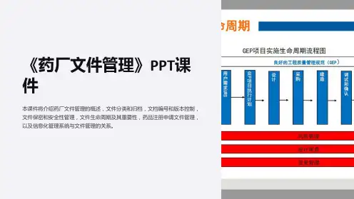 《药厂文件管理》课件