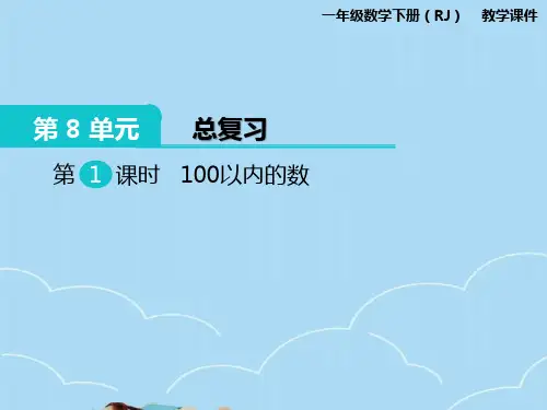 人教版一年级下册数学第八单元总复习课件PPT