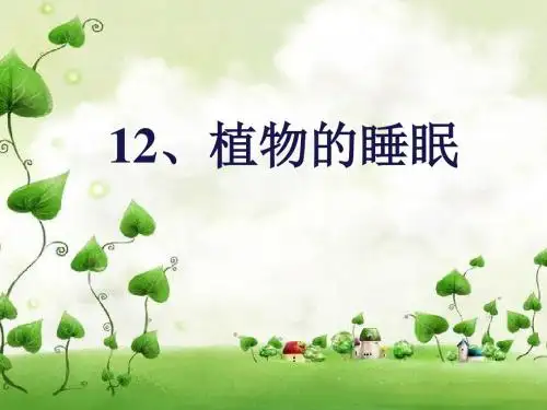 《植物的睡眠》5