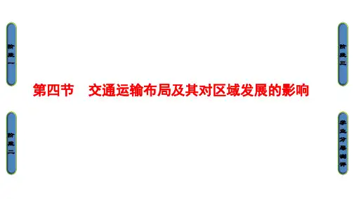 高中地理湘教版必修2课件：第3章 第4节 交通运输布局及其对区域发展的影响