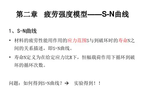 第二章 疲劳强度模型和S-N曲线