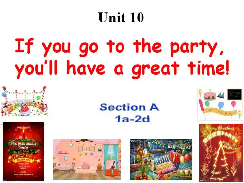 人教英语八年级上册 Unit10 Section A 1a-2d  (共17张PPT)