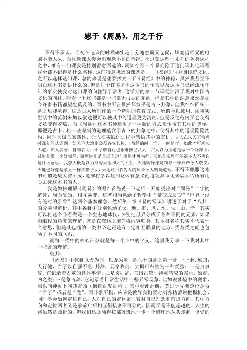 周易论文