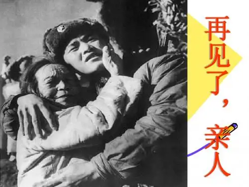 人教版 小学五年级 再见了亲人课件