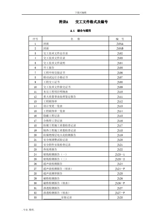 中石化A_SH3503交工表格..