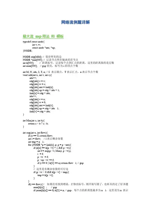 网络流例题详解