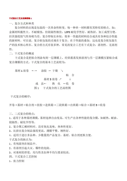 干式复合工艺及故障排除