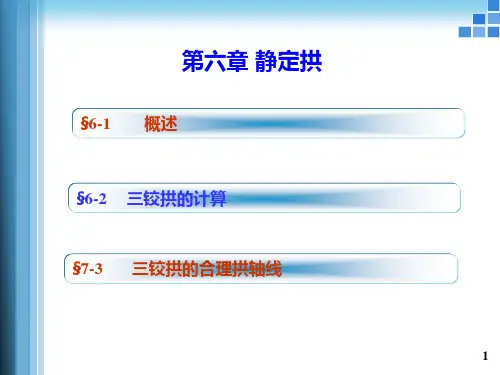 9静定拱