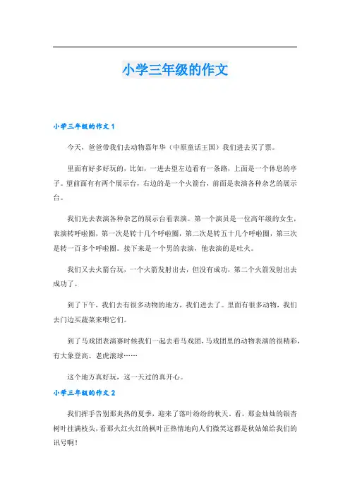 小学三年级的作文(5).doc